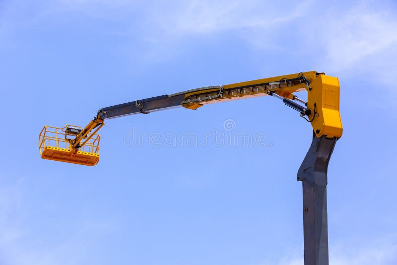 Mécanisme d'une grue images libres de droits Mécanisme d'une grue images libres de droits