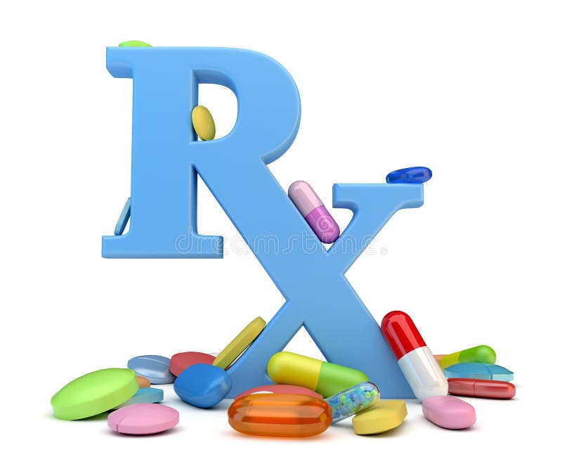 Médicaments délivrés sur ordonnance illustration de vecteur Médicaments délivrés sur ordonnance illustration de vecteur