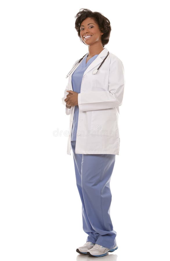 Médico negro foto de stock royalty free