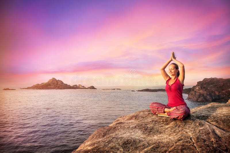 Méditation dans l'Inde photos libres de droits Méditation dans l'Inde photos libres de droits
