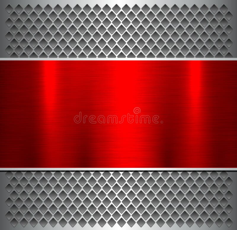 Métallique rouge argenté de fond illustration stock Métallique rouge argenté de fond illustration stock