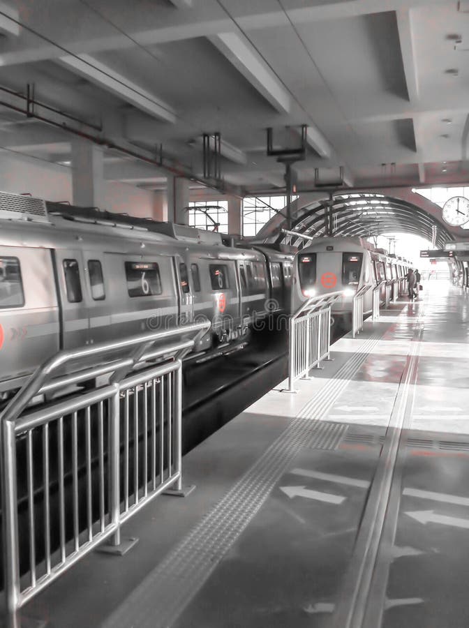 Métro de Delhi images stock Métro de Delhi images stock