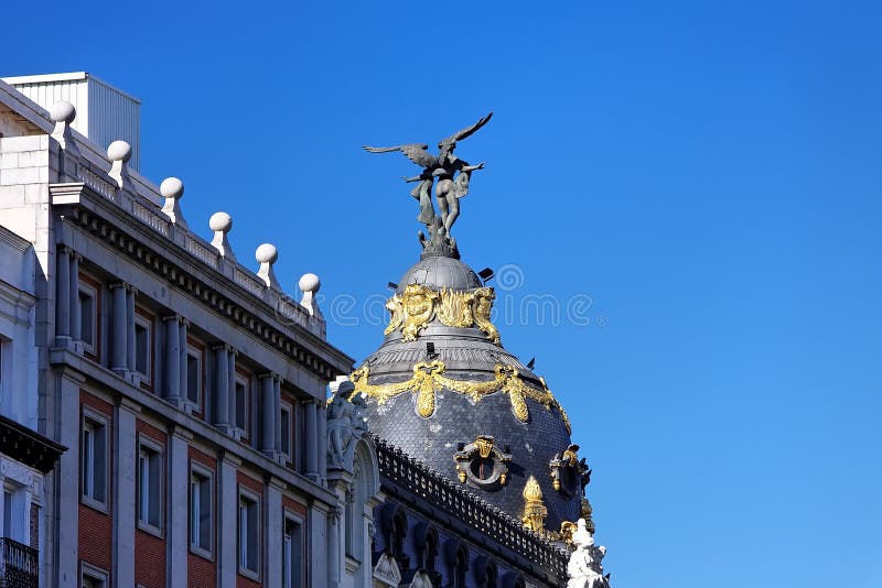 métropole de Madrid de construction photo stock métropole de Madrid de construction photo stock