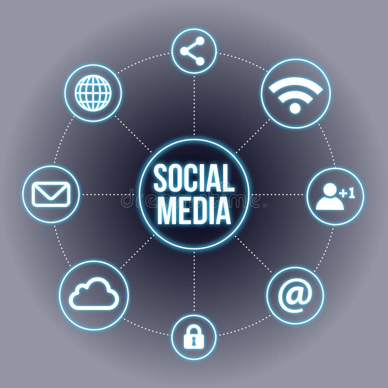 Mídias sociais imagens de stock royalty free Mídias sociais imagens de stock royalty free