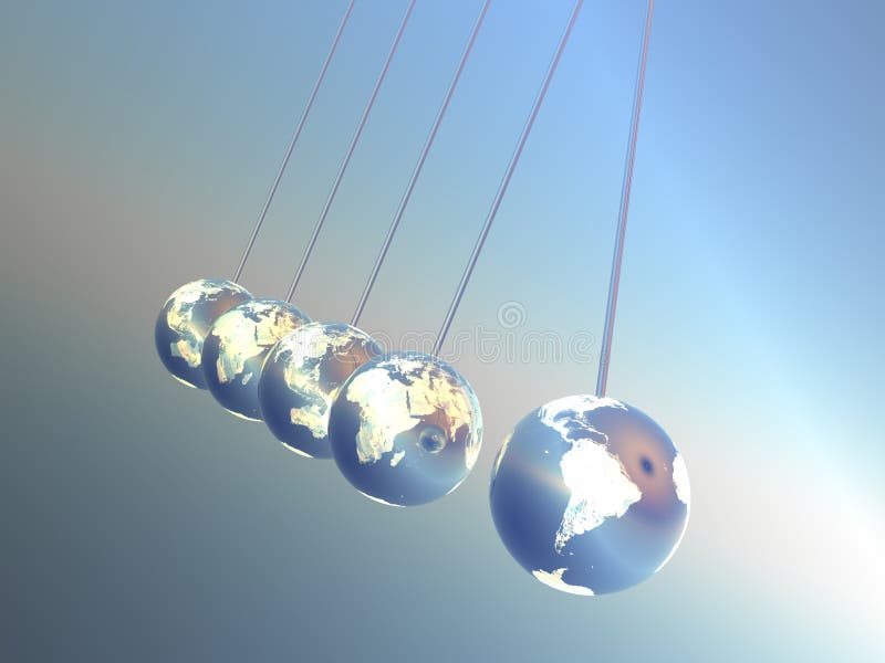 Móbil de Perpetuum imagens de stock Móbil de Perpetuum imagens de stock