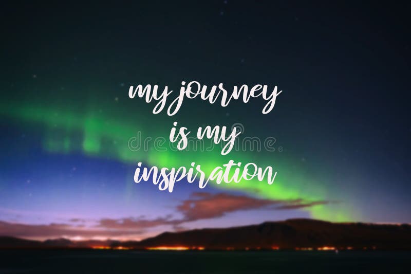 Mój podróż jest mój inspiracją