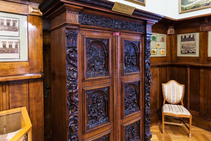 Möbel im Funktionsraum in Livadia-Palast lizenzfreie stockbilder Möbel im Funktionsraum in Livadia-Palast lizenzfreie stockbilder