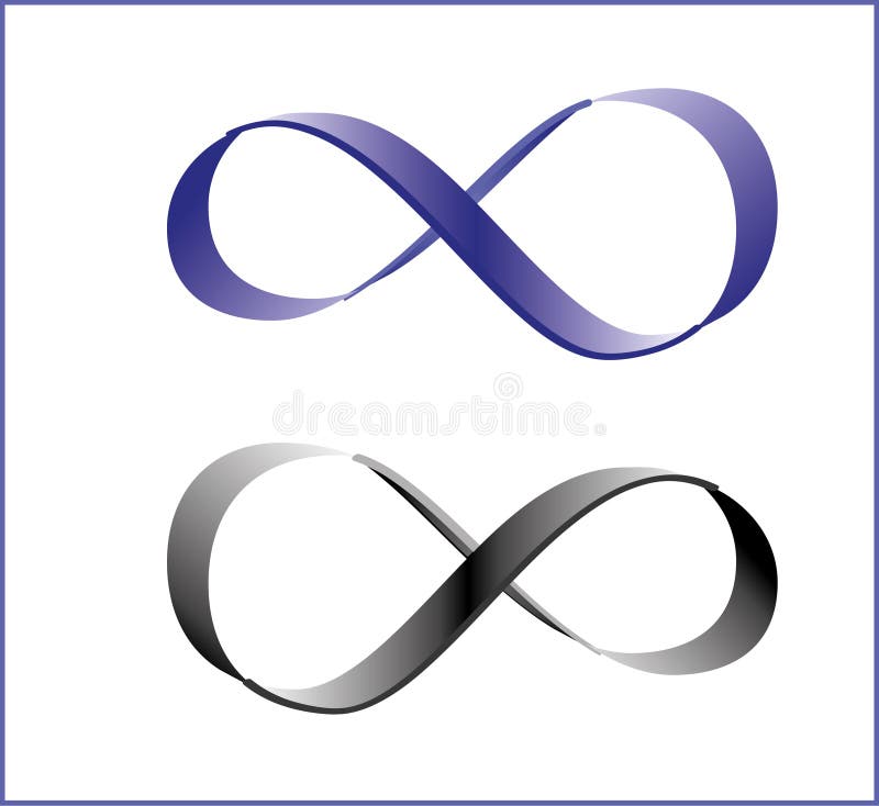 Vector symbol of infinty image. Vector symbol of infinty image