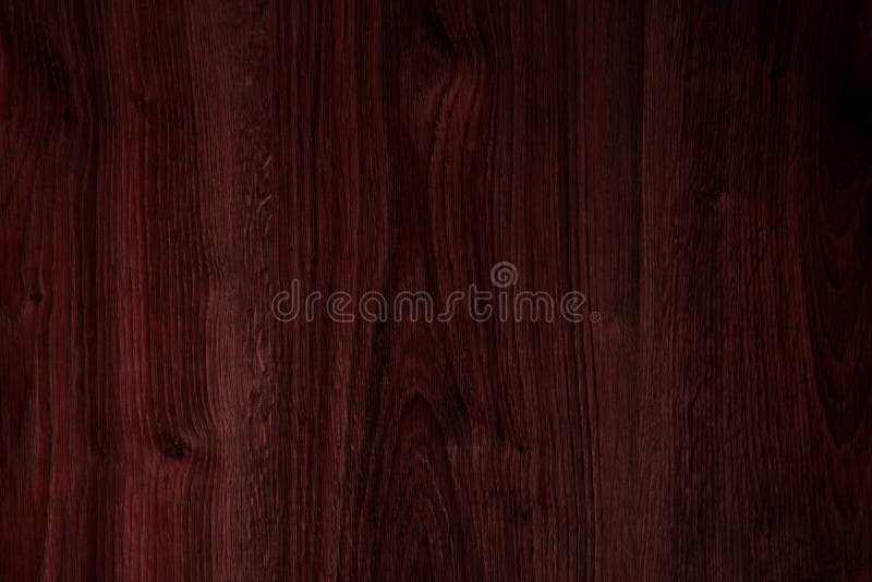 Mörk körsbärsröd wood textur arkivbild