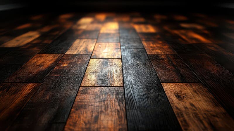 Mörkträets golvtextur. Mörk Wood Floor Texture vintage charm