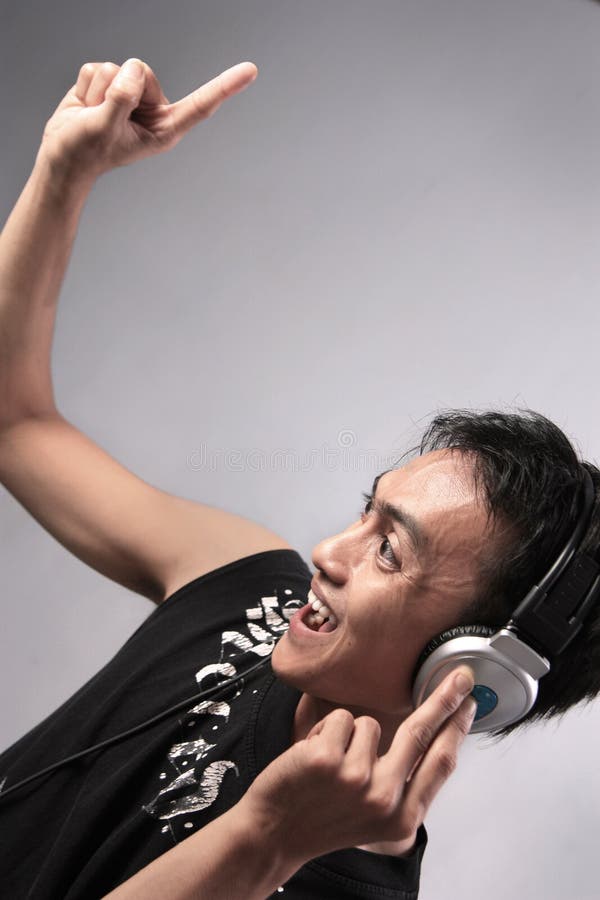 Música do número um fotografia de stock royalty free