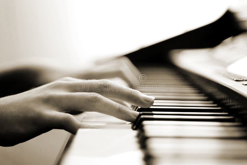 Música macia do piano imagem de stock royalty free Música macia do piano imagem de stock royalty free