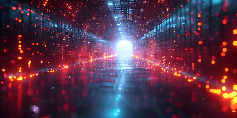 Măsuri de securitate consolidate într-un mediu de afaceri modern. sisteme de control al accesului la concept stock illustration