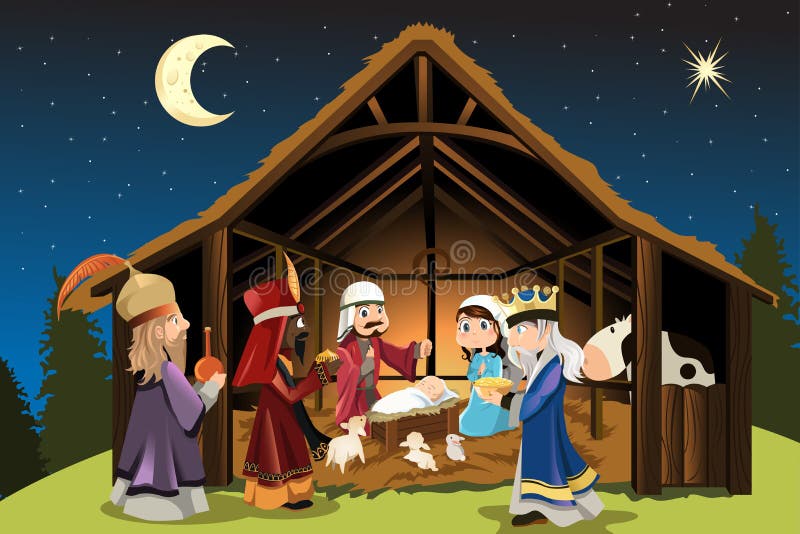 mądrzy Christ mężczyzna Jesus trzy ilustracji mądrzy Christ mężczyzna Jesus trzy ilustracji