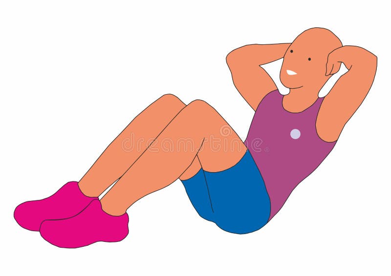 Mężczyzna angażował w fizycznym ćwiczeniu, sprawności fizycznych klasy, sporty ilustracja wektor Mężczyzna angażował w fizycznym ćwiczeniu, sprawności fizycznych klasy, sporty ilustracja wektor