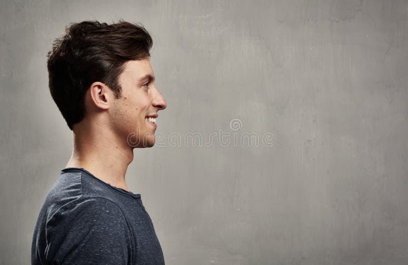 Mężczyzna twarzy profil fotografia stock Mężczyzna twarzy profil fotografia stock