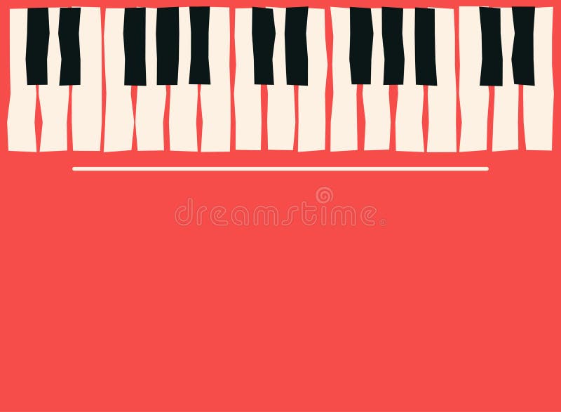 - na pianinie Muzyczny plakatowy szablon Jazzu i błękit muzyki koncerta tło ilustracji - na pianinie Muzyczny plakatowy szablon Jazzu i błękit muzyki koncerta tło ilustracji