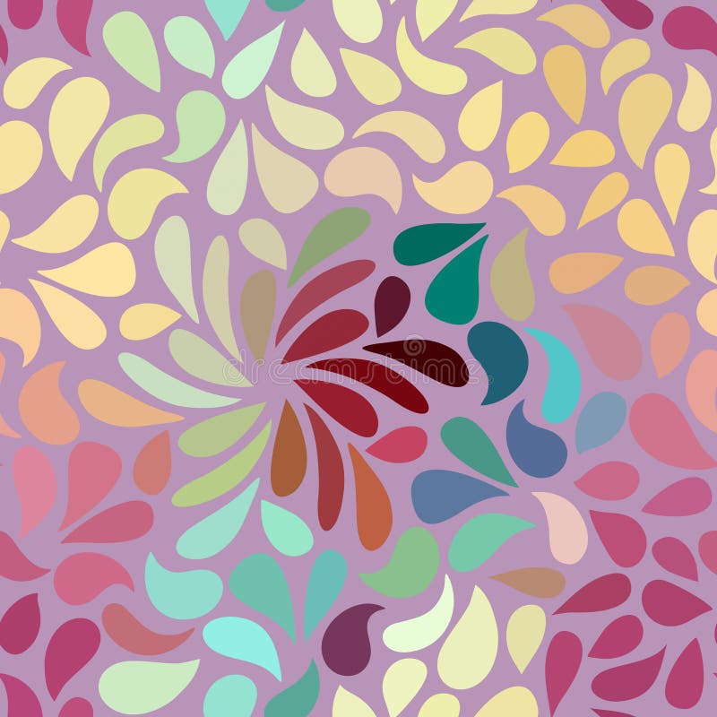 Naadloos abstract bloemenpatroon royalty-vrije illustratie Naadloos abstract bloemenpatroon royalty-vrije illustratie