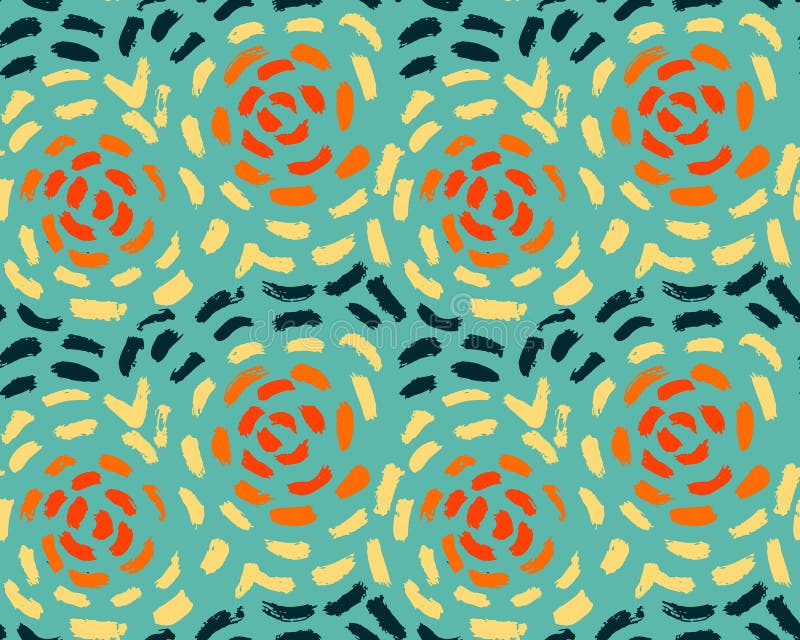 Naadloos abstract patroon met hand getrokken slagen vector illustratie Naadloos abstract patroon met hand getrokken slagen vector illustratie
