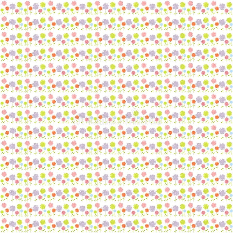Naadloos bloemenpatroon vector illustratie Naadloos bloemenpatroon vector illustratie