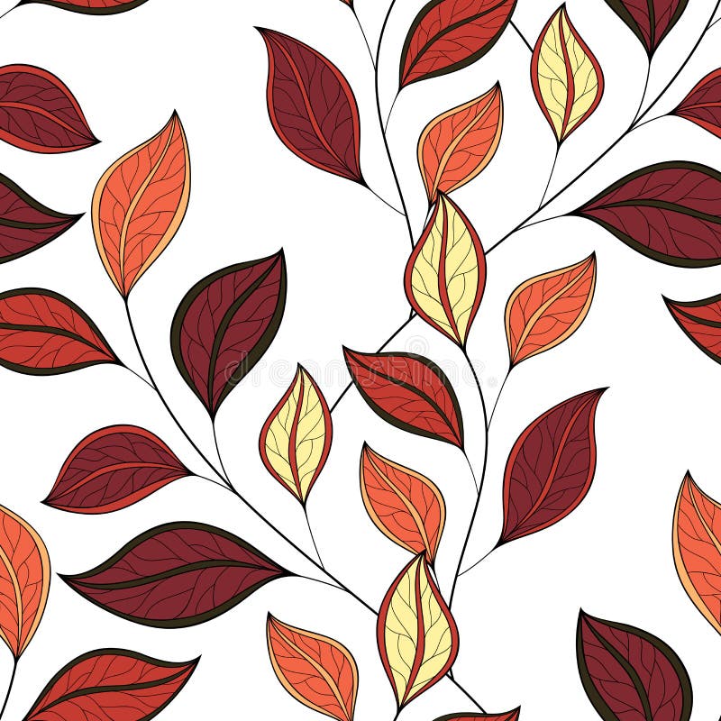 Naadloos bloemenpatroon (vector) stock illustratie Naadloos bloemenpatroon (vector) stock illustratie