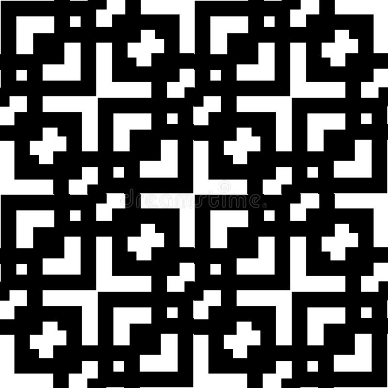 Naadloos geometrisch zwart-wit patroon met lijnen Witte en zwarte textuur Grafische moderne backgroung vector illustratie Naadloos geometrisch zwart-wit patroon met lijnen Witte en zwarte textuur Grafische moderne backgroung vector illustratie