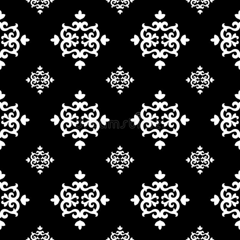 Black white Seamless classic pattern. Black white Seamless classic pattern