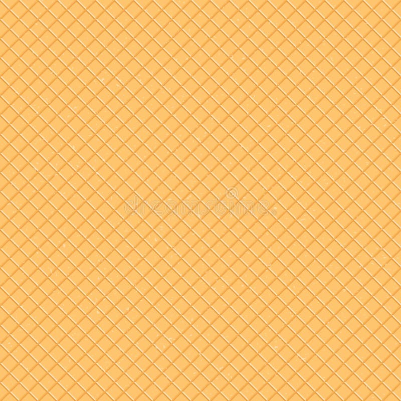 Naadloos patroon De textuur van de wafel, een roomijskegel Beeldverhaalillustratie voor Web, plaats, reclame, banner royalty-vrije illustratie Naadloos patroon De textuur van de wafel, een roomijskegel Beeldverhaalillustratie voor Web, plaats, reclame, banner royalty-vrije illustratie
