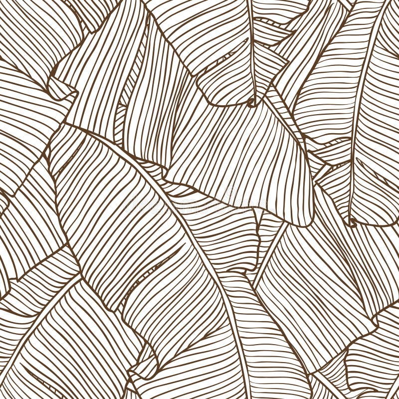 Naadloos patroon met bladeren van palm
