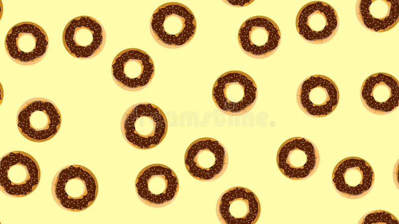 Naadloos patroon, textuur van ronde zoete smakelijke voedende hete verse donuts, gebakjes, met een suikerlaagje bedekte koekjes i vector illustratie Naadloos patroon, textuur van ronde zoete smakelijke voedende hete verse donuts, gebakjes, met een suikerlaagje bedekte koekjes i vector illustratie