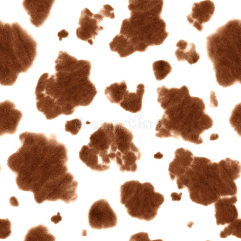 Naadloos patroon van de koeienstropdas. waterkleurabstracte textuur