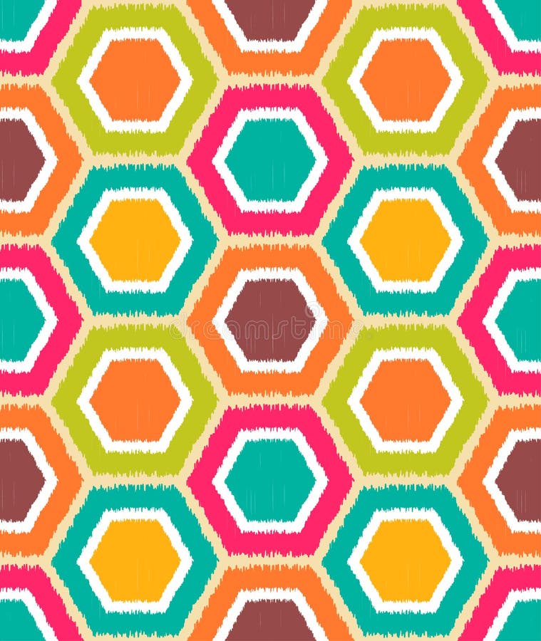 Naadloos Retro Geometrisch Patroon vector illustratie Naadloos Retro Geometrisch Patroon vector illustratie