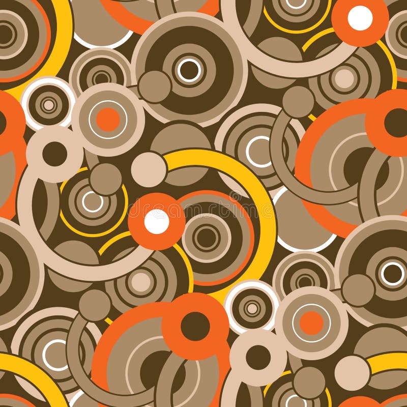 Naadloos Retro Patroon royalty-vrije illustratie Naadloos Retro Patroon royalty-vrije illustratie