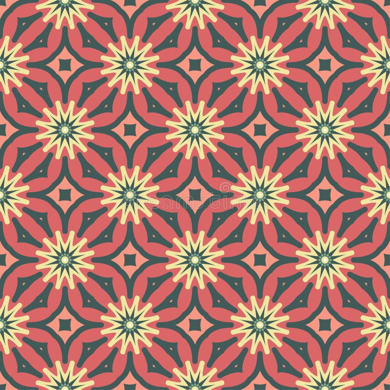 Naadloos van de spirograph geometrisch textuur patroon als achtergrond vector illustratie Naadloos van de spirograph geometrisch textuur patroon als achtergrond vector illustratie