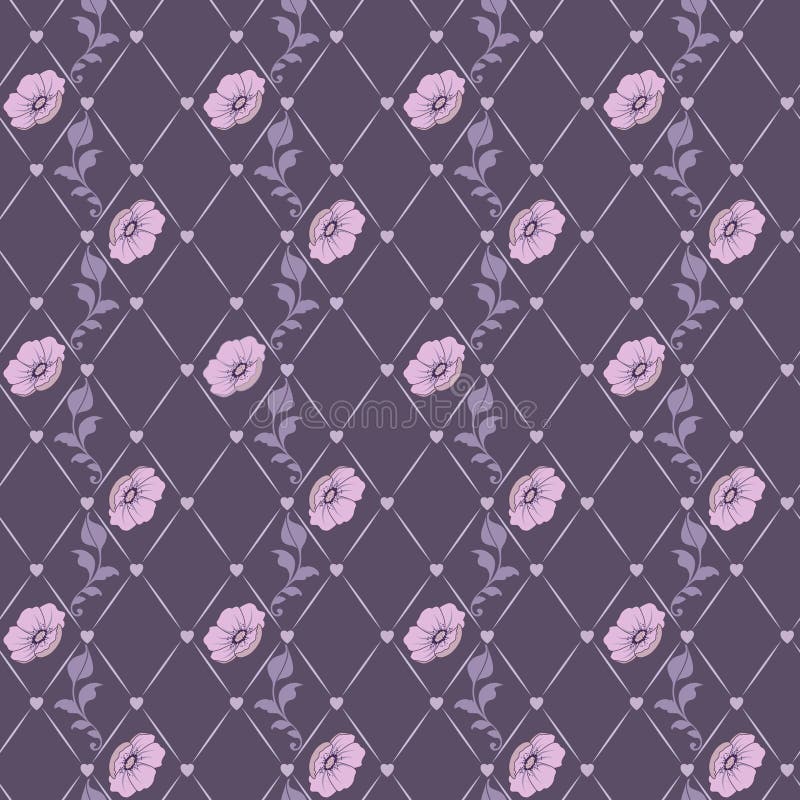 Naadloos vector bloemenpatroon vector illustratie