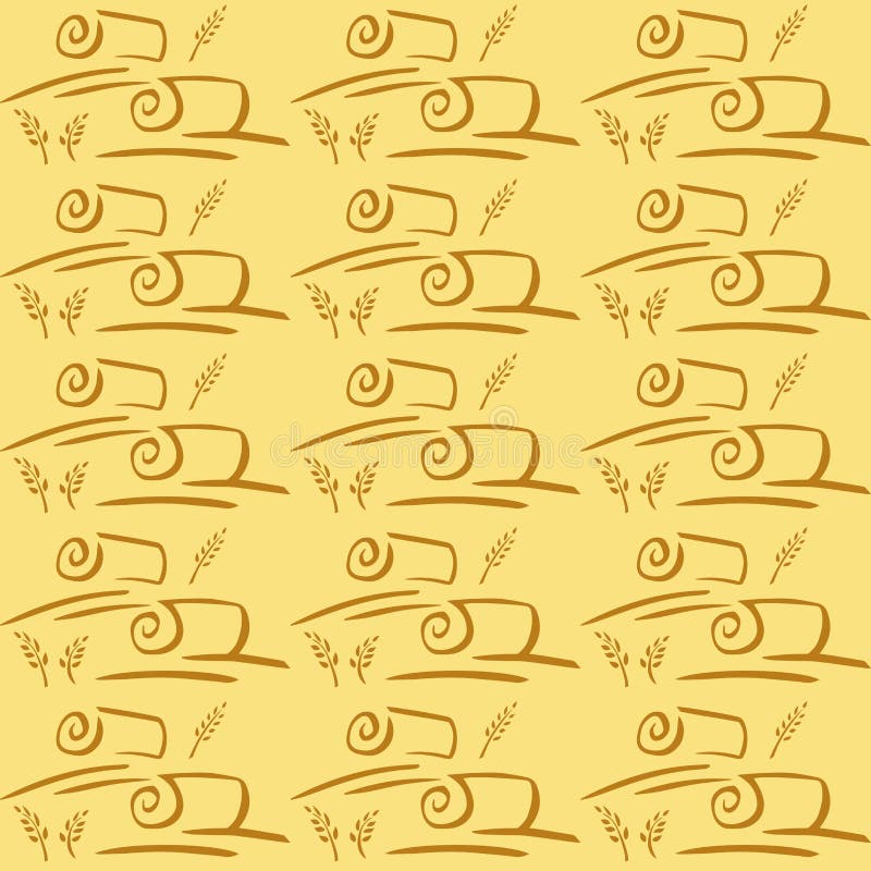 Naadloos vectorpatroon met gebied en oren royalty-vrije illustratie Naadloos vectorpatroon met gebied en oren royalty-vrije illustratie