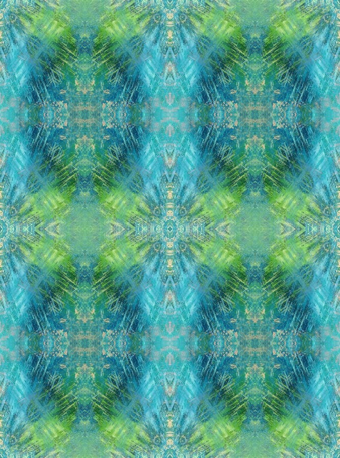 Naadloze Achtergrond Abstract grunge geometrisch patroon Blauw en lichtgroen stock illustratie Naadloze Achtergrond Abstract grunge geometrisch patroon Blauw en lichtgroen stock illustratie