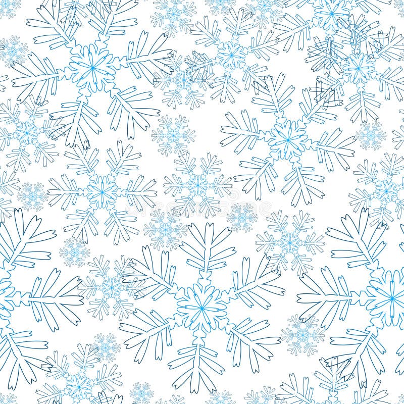 Seamless winter background with snowflakes. Seamless winter background with snowflakes