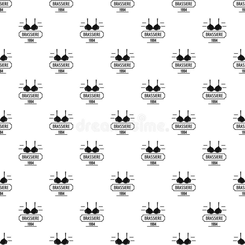 Naadloze de vector van het brassièrepatroon vector illustratie Naadloze de vector van het brassièrepatroon vector illustratie