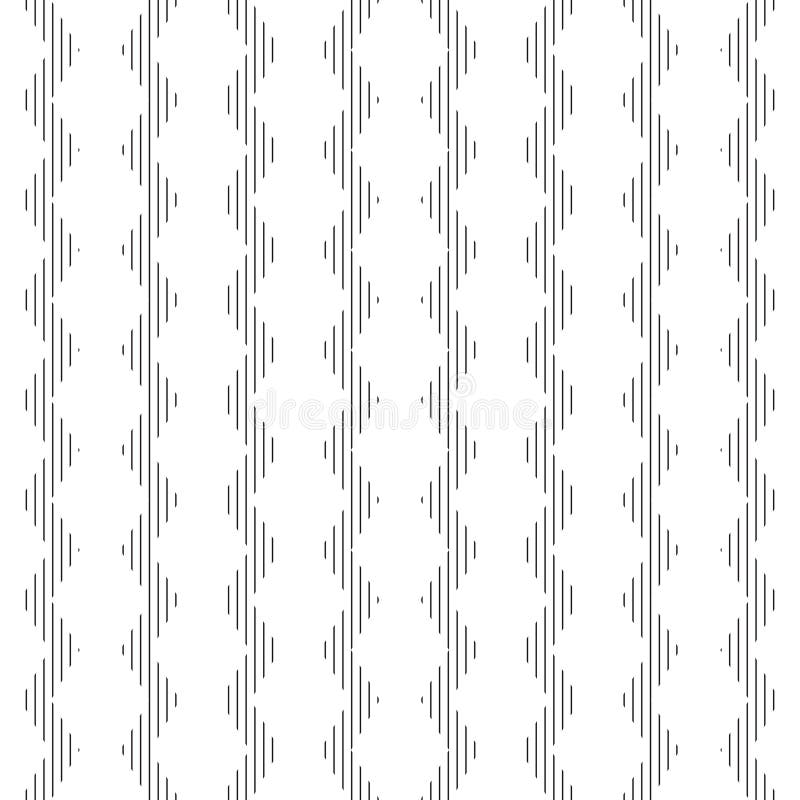 Naadloze lijnen, geometrisch patroon, verticale stroken, touwen, zwarte en witte vectorachtergrond stock illustratie Naadloze lijnen, geometrisch patroon, verticale stroken, touwen, zwarte en witte vectorachtergrond stock illustratie