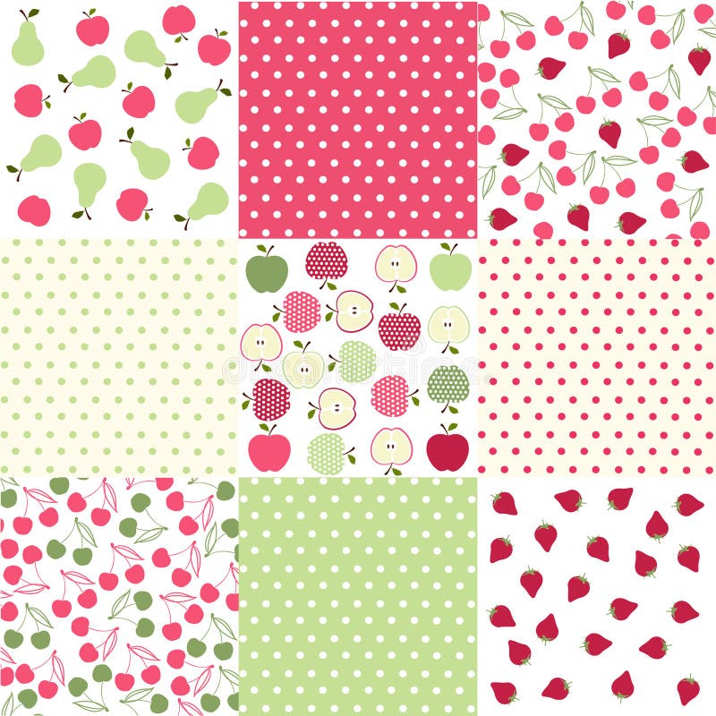 Naadloze patronen met stoffentextuur vector illustratie Naadloze patronen met stoffentextuur vector illustratie