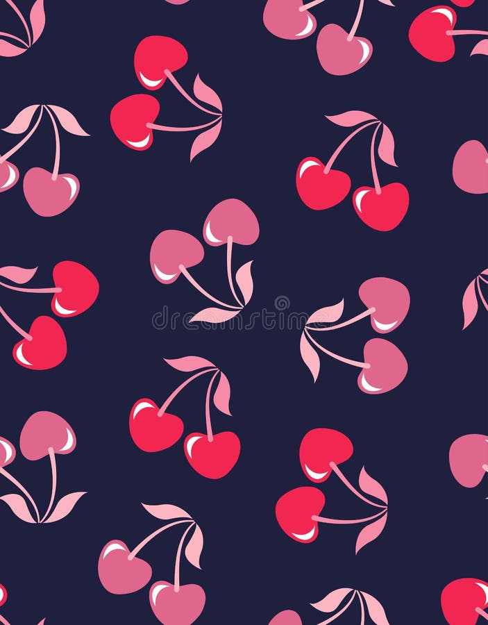 Naadloze patroonkersen vector illustratie Naadloze patroonkersen vector illustratie
