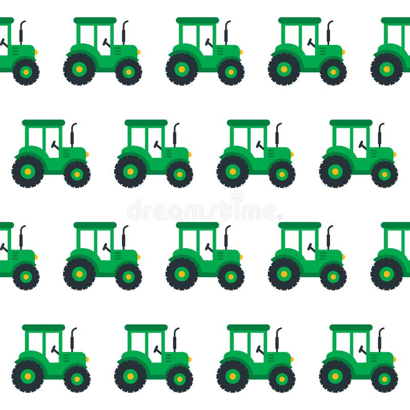 Naadloze tractor vector illustratie Naadloze tractor vector illustratie