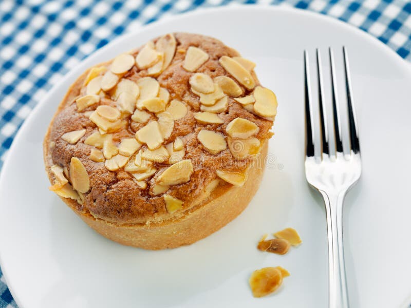 Naar huis gemaakte scherpe Bakewell stock fotografie Naar huis gemaakte scherpe Bakewell stock fotografie