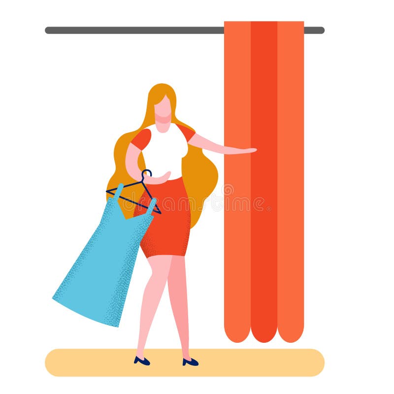 Nabywca w Trafnego pokoju Płaskiej Wektorowej ilustracji ilustracji Nabywca w Trafnego pokoju Płaskiej Wektorowej ilustracji ilustracji