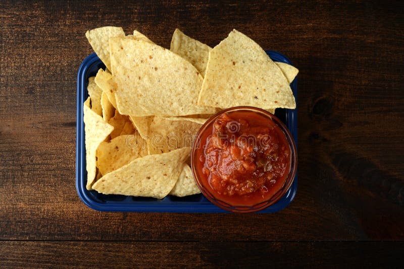 Nacho chips and salsa stock photo. Image of party, tasty 7995106