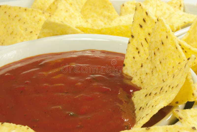 Nachos and hot sauce stock image. Image of snack, flow 31754005