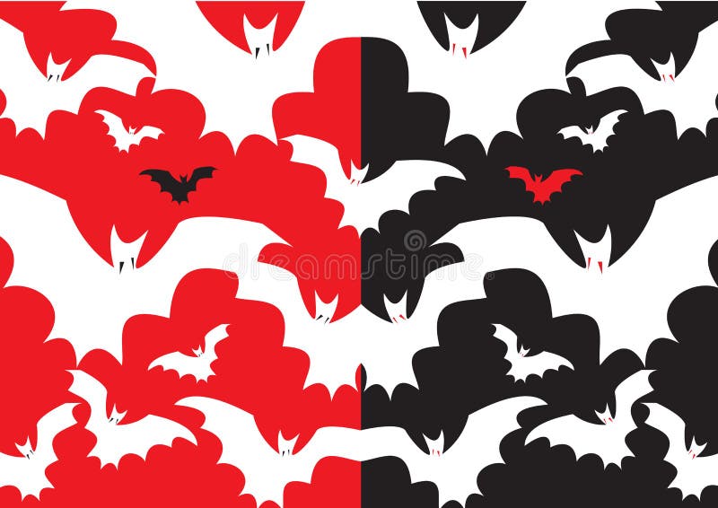 Night bat pattern. Halloween night. Night bat pattern. Halloween night.