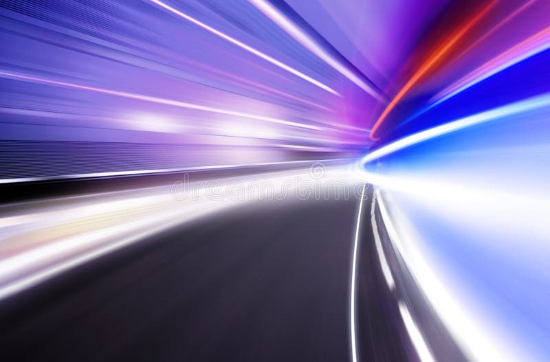 Stadslichten in de nacht royalty-vrije stock foto