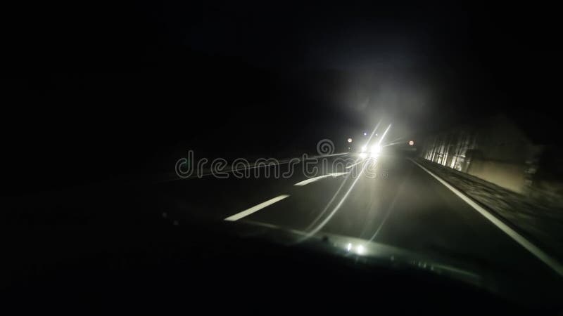 Nachts Auf Der Autobahn Fahren Stock Video Video Von Fahren Autobahn